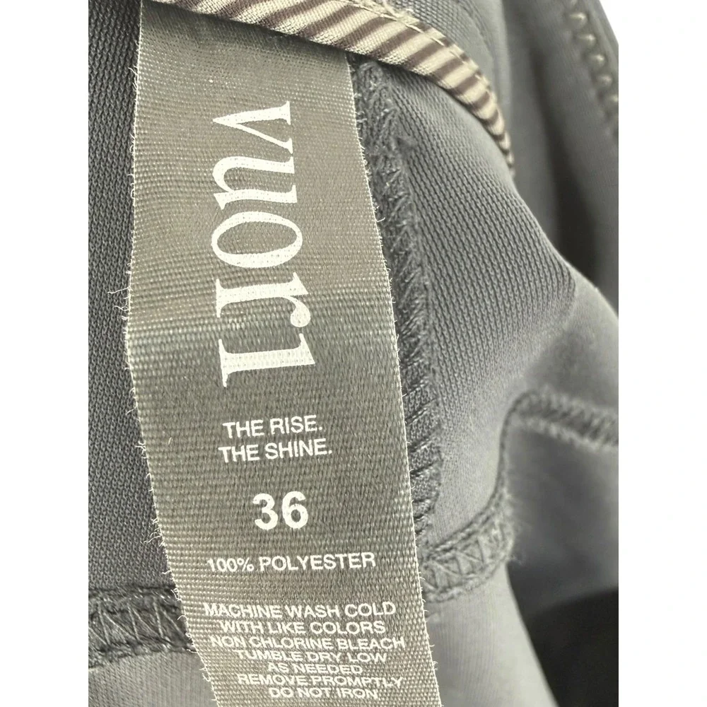 Vuori Men's Meta Pants Athletic Slim Fit 5 Pocket Performance Gray V430L Size 36